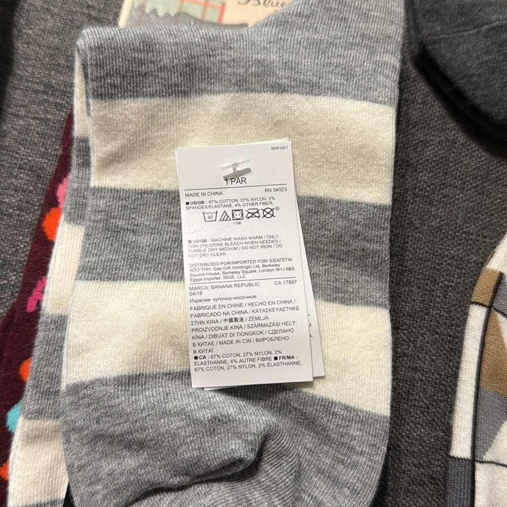Assorted 5 pack Fun Patterned Socks Set - Picture 4 of 10